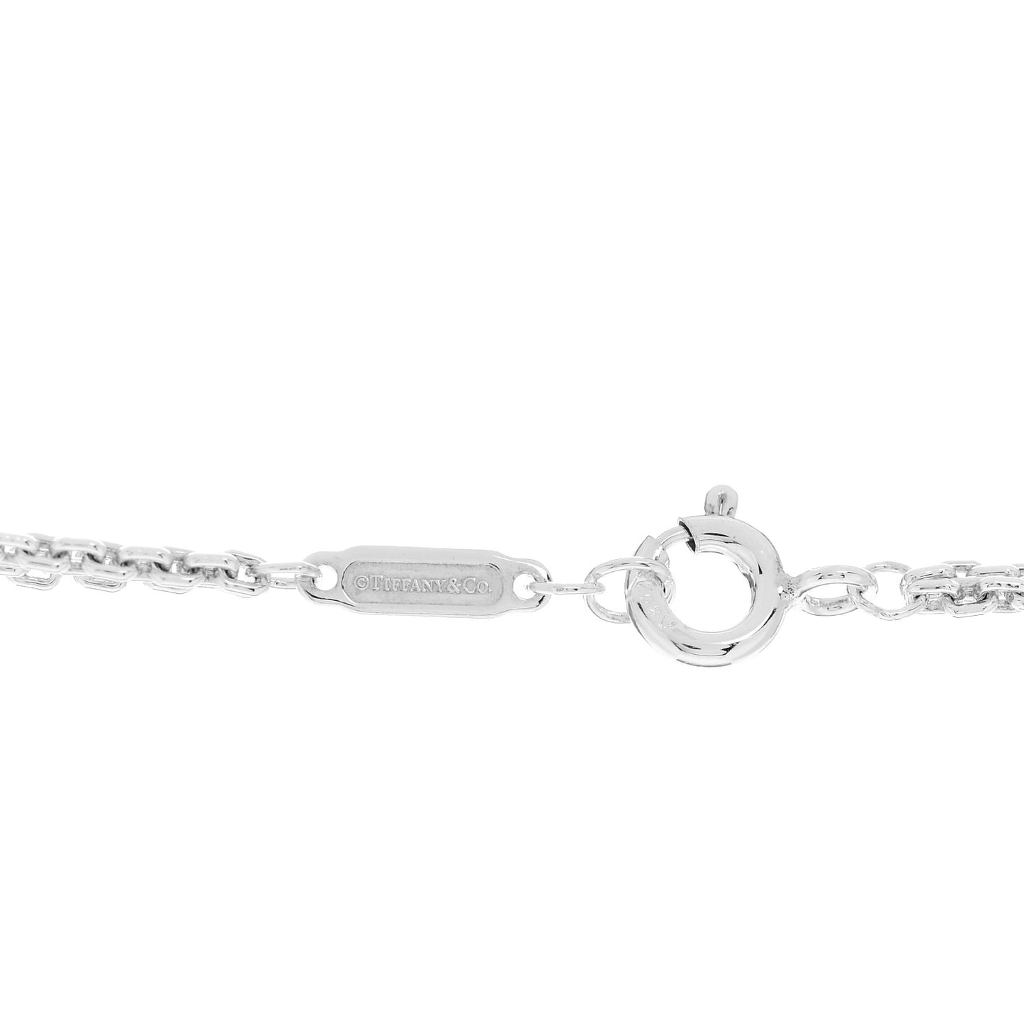 Sterling Silver Double HardWear Link Pendant Necklace