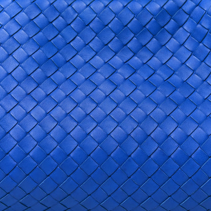 Bottega Veneta Nappa Intrecciato Messenger Bag Blue 9 of 11