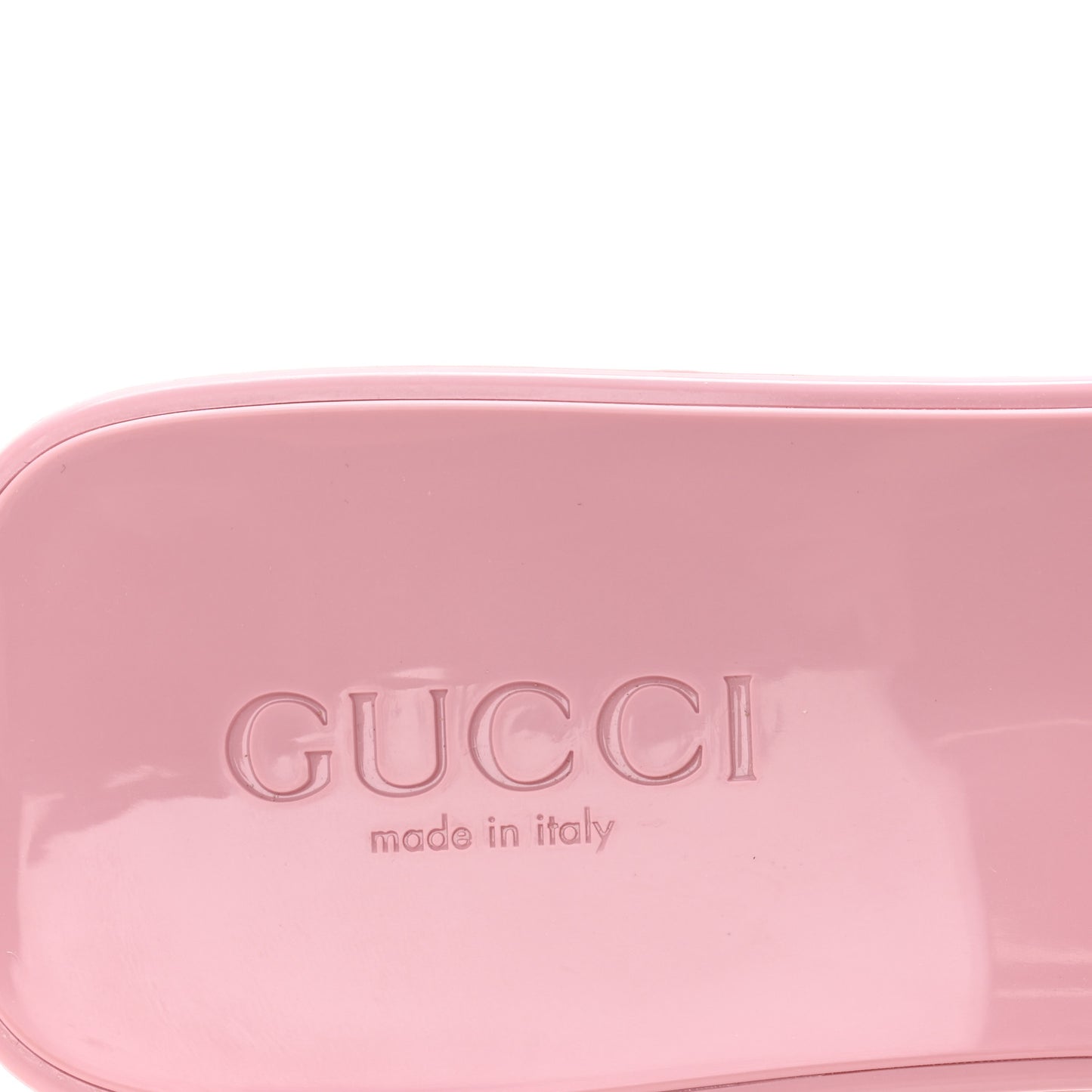 Rubber Gucci Logo Womens Platform 20/60mm Slide Sandals 39 Wild Rose