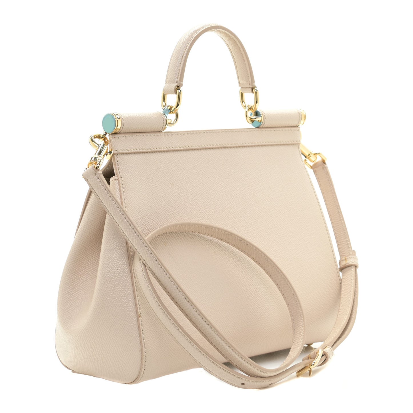 Dauphine Medium Miss Sicily Satchel Beige