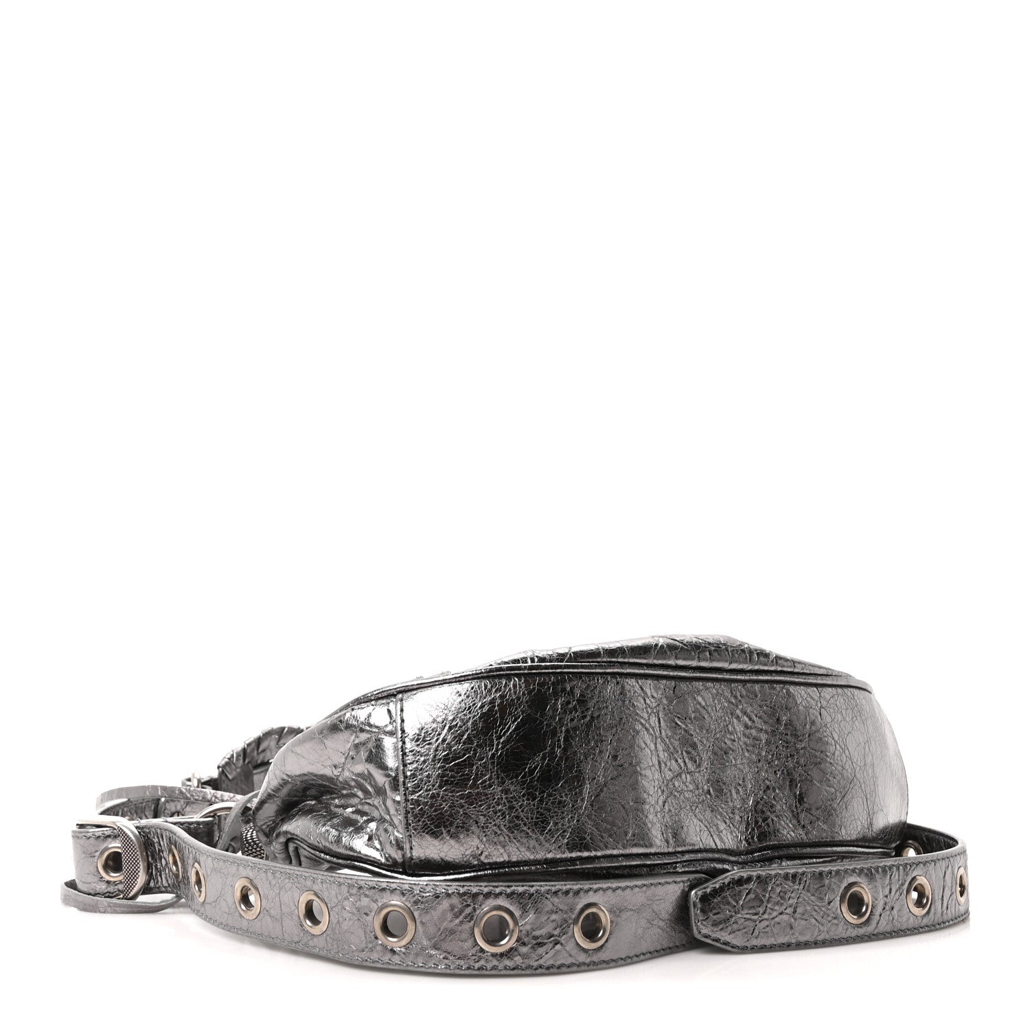Balenciaga Metallic Agneau Arena Le Cagole Shoulder Bag XS Silver 5 of 10