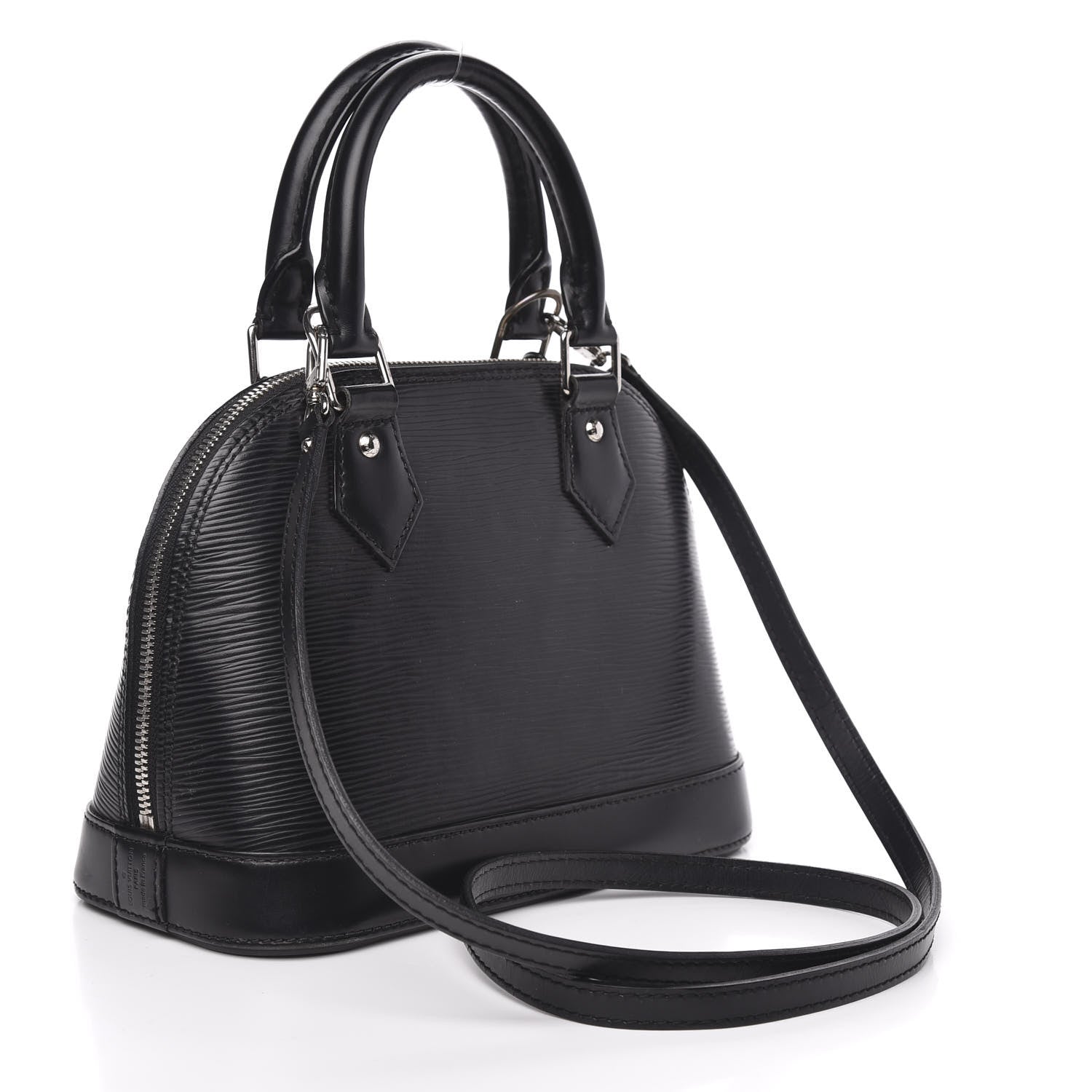 Louis Vuitton Epi Alma BB Black 3 of 12