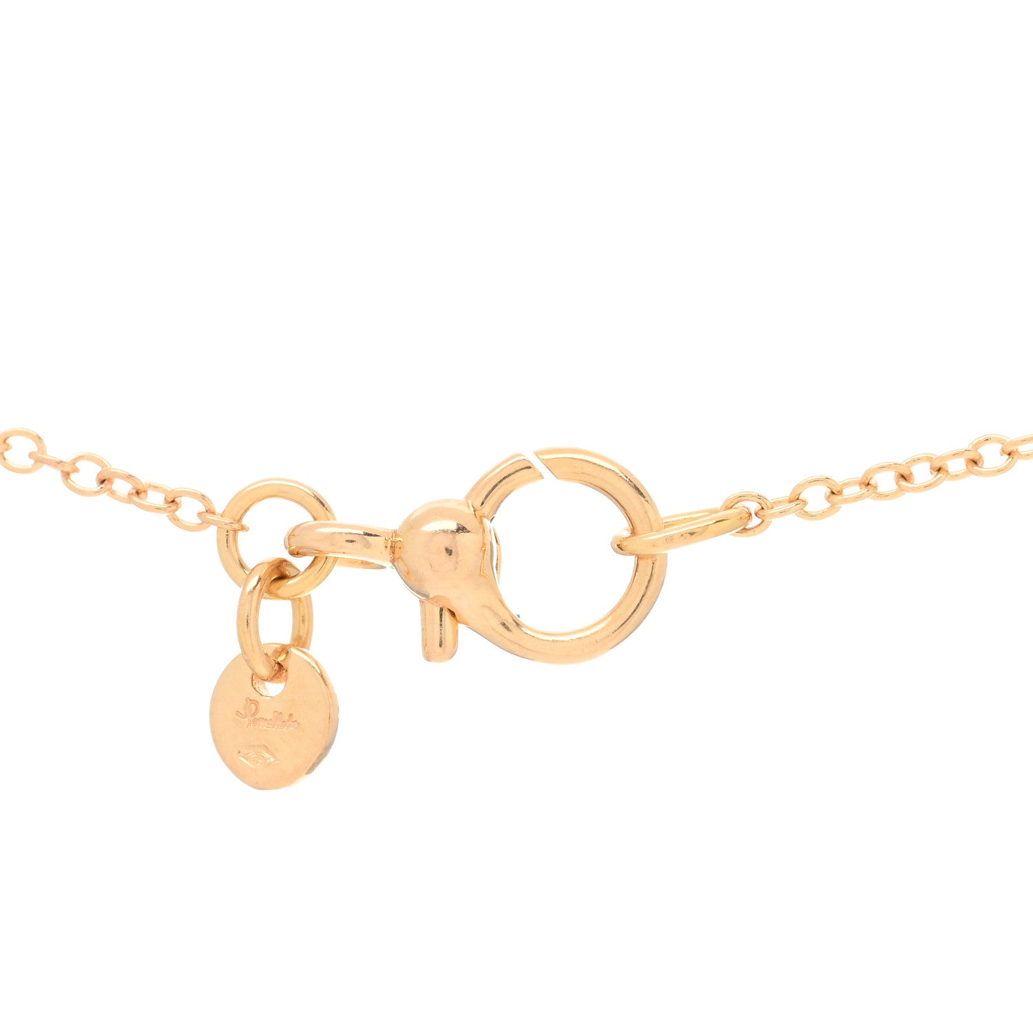 Pomellato 18K Rose Gold Cognac Diamond Sabbia Pendant Necklace 3 of 3