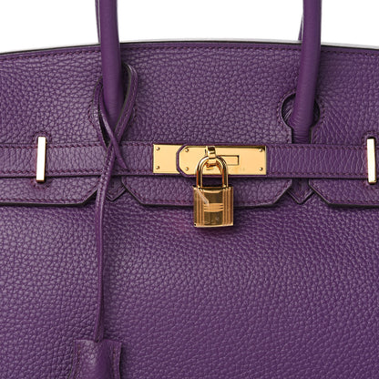 Hermes Togo Birkin 30 Ultraviolet 32 of 33
