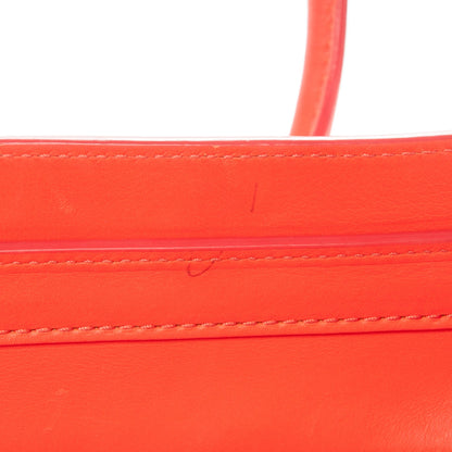 Celine Smooth Calfskin Micro Luggage Fluo Orange 6 of 8