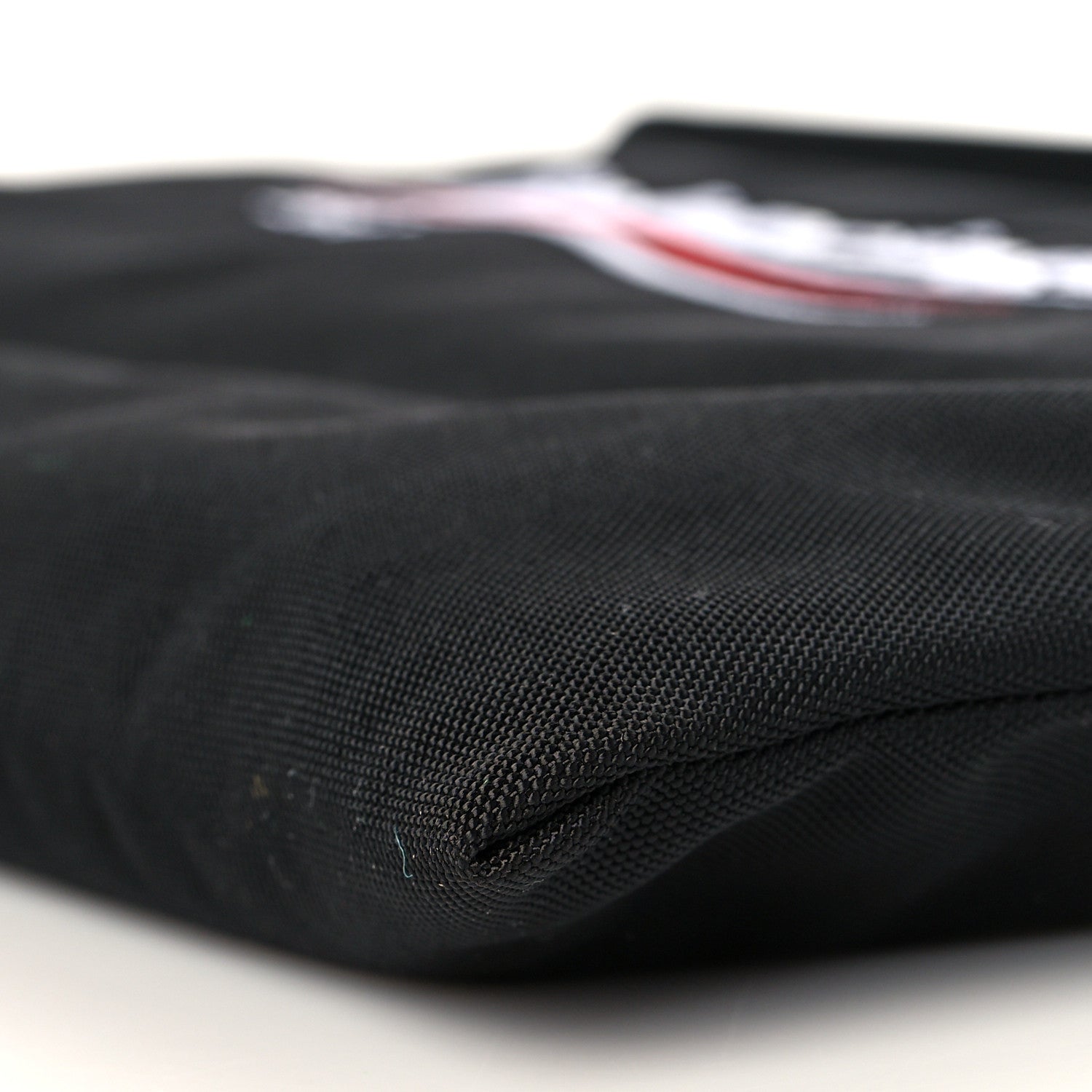Balenciaga Nylon Political Campaign Logo Embroidered Documents Case Black 9 of 9