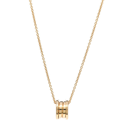 Bulgari 18K Yellow Gold B.Zero1 Pendant Necklace 1 of 5