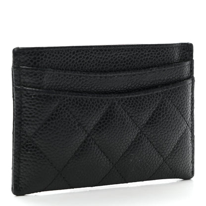 Chanel Caviar Quilted Card Holder Black 3 of 11