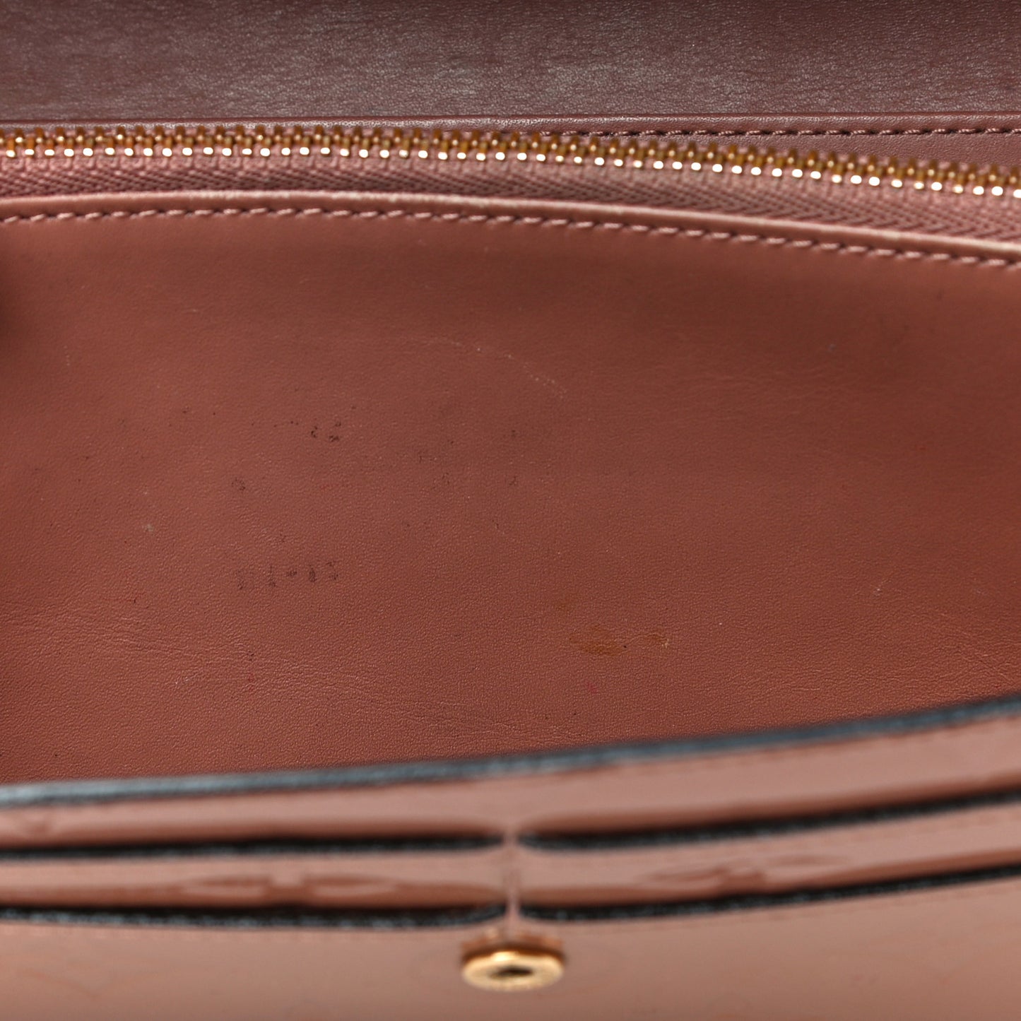 Vernis Sarah Wallet Rose Velours