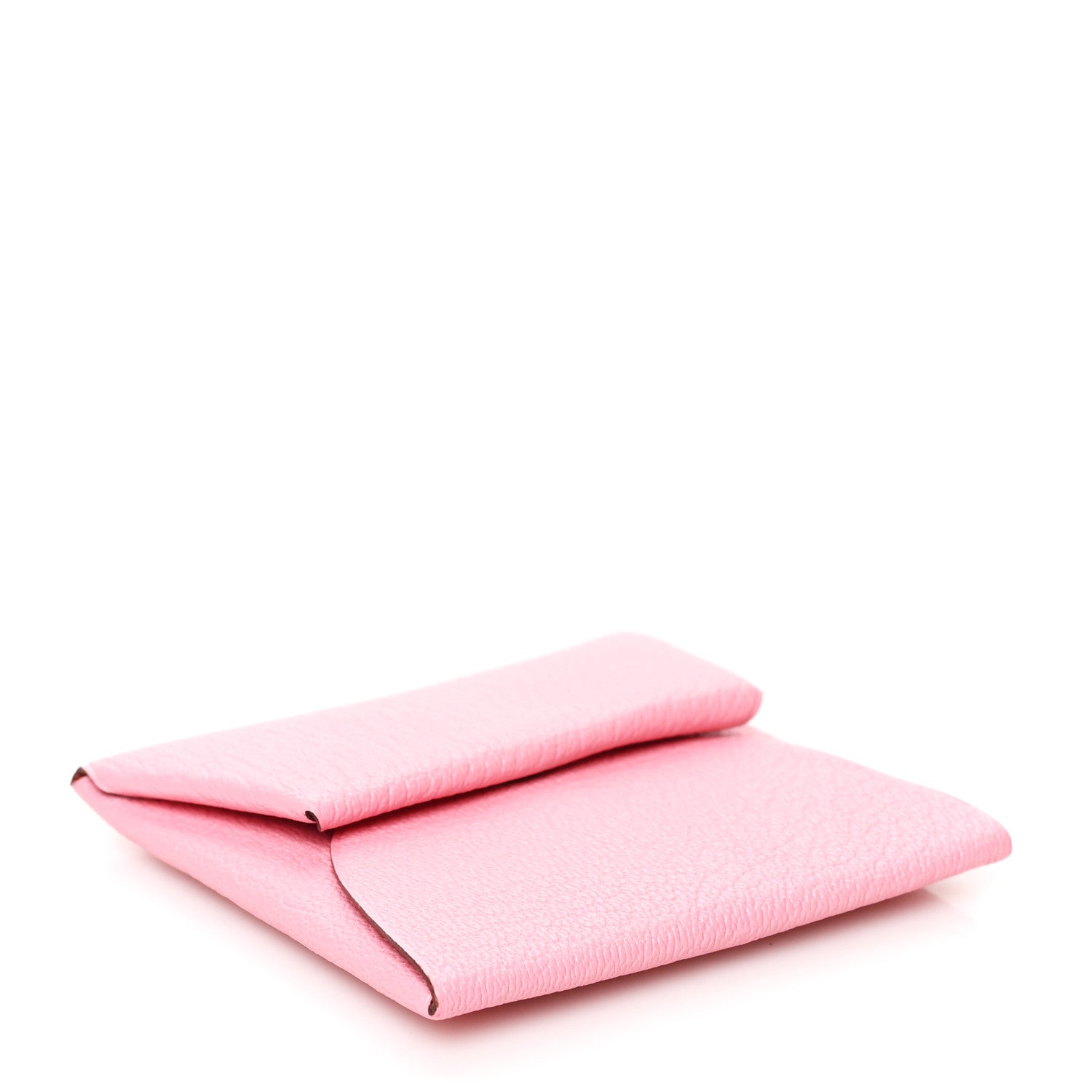 Hermes Chevre Mysore Verso Bastia Coin Purse Rose Confetti Brique 4 of 7