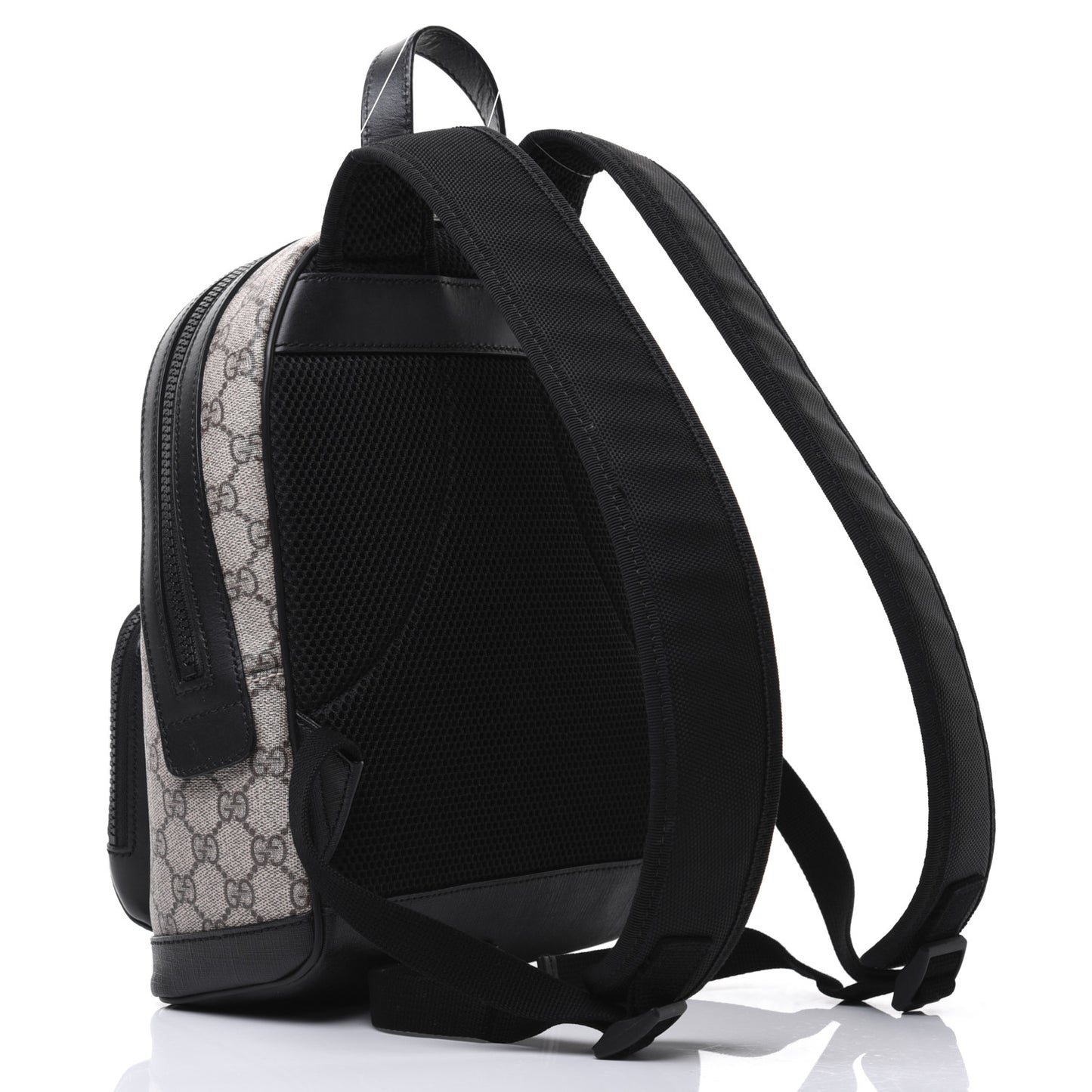 GG Supreme Monogram Small Eden Day Backpack Black