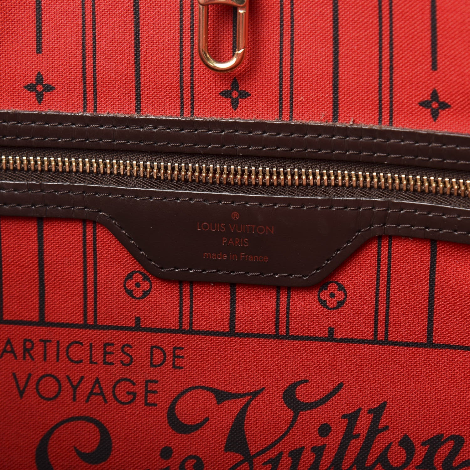 Louis Vuitton Damier Ebene Neverfull MM 8 of 12