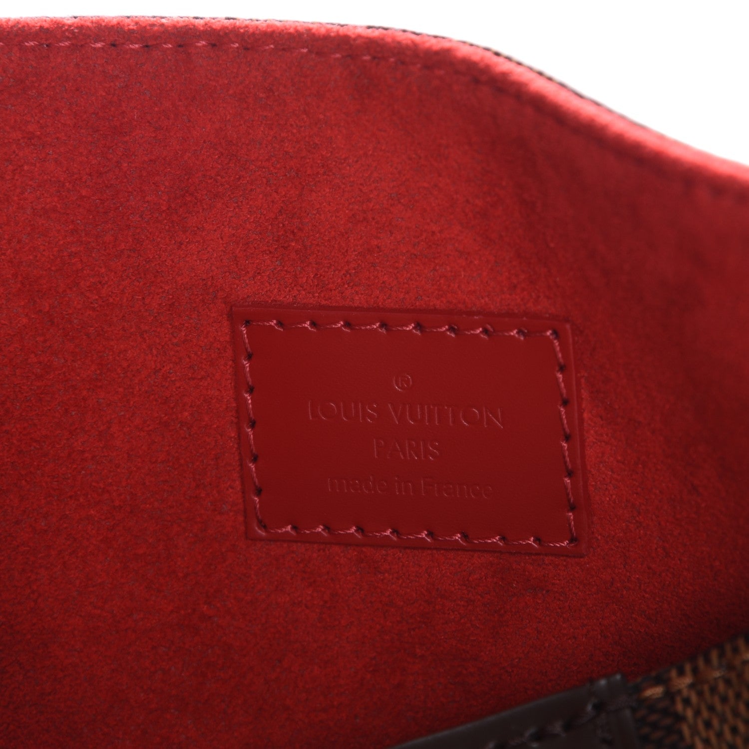 Louis Vuitton Damier Ebene Caissa Hobo Cherry 6 of 8