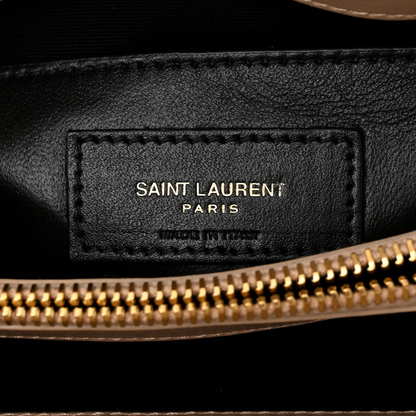 Calfskin Y Quilted Monogram Small Loulou Chain Satchel Dark Beige