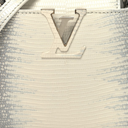 Louis Vuitton Lizard Capucines Mini White 8 of 11