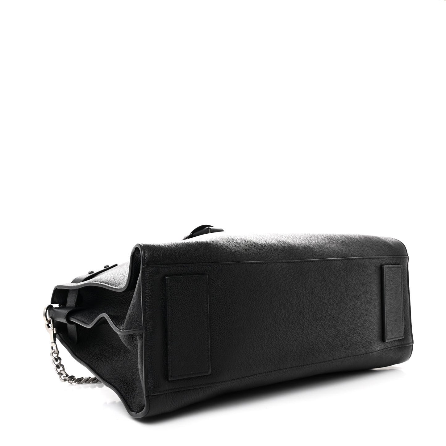 Grained Calfskin Medium Souple Sac De Jour Duffle Black