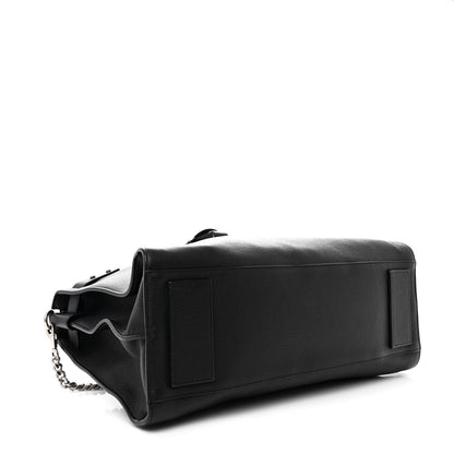 Saint Laurent Grained Calfskin Medium Souple Sac De Jour Duffle Black 4 of 12