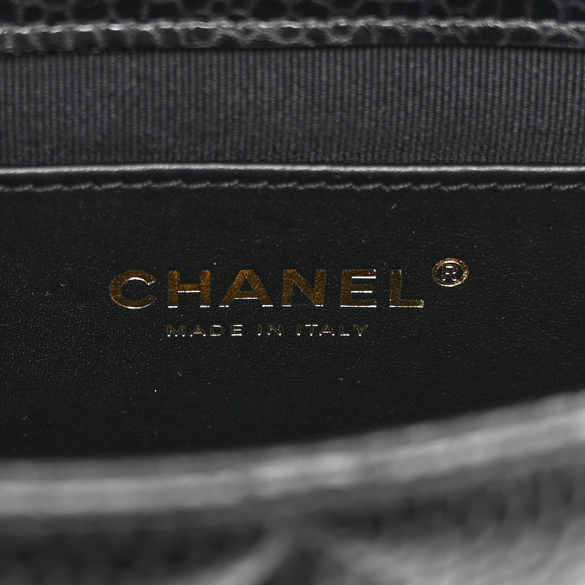 Chanel Grained Calfskin Quilted Cruise Mini Flap Black 6 of 10
