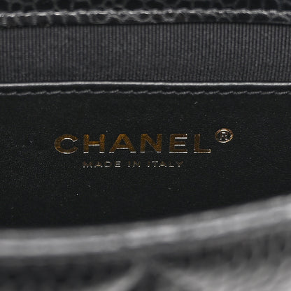 Chanel Grained Calfskin Quilted Cruise Mini Flap Black 6 of 10