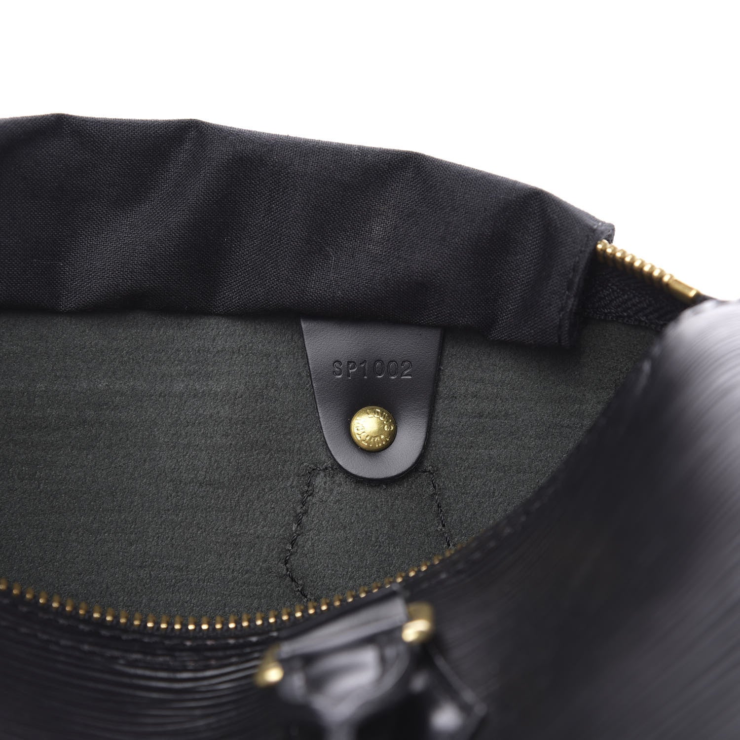 Louis Vuitton Epi Speedy 25 Black 6 of 10