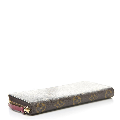 Louis Vuitton Monogram Clemence Wallet Fuchsia 4 of 9