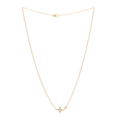 Louis Vuitton 18K Pink Gold Diamond Idylle Blossom Pendant Necklace 3 of 4