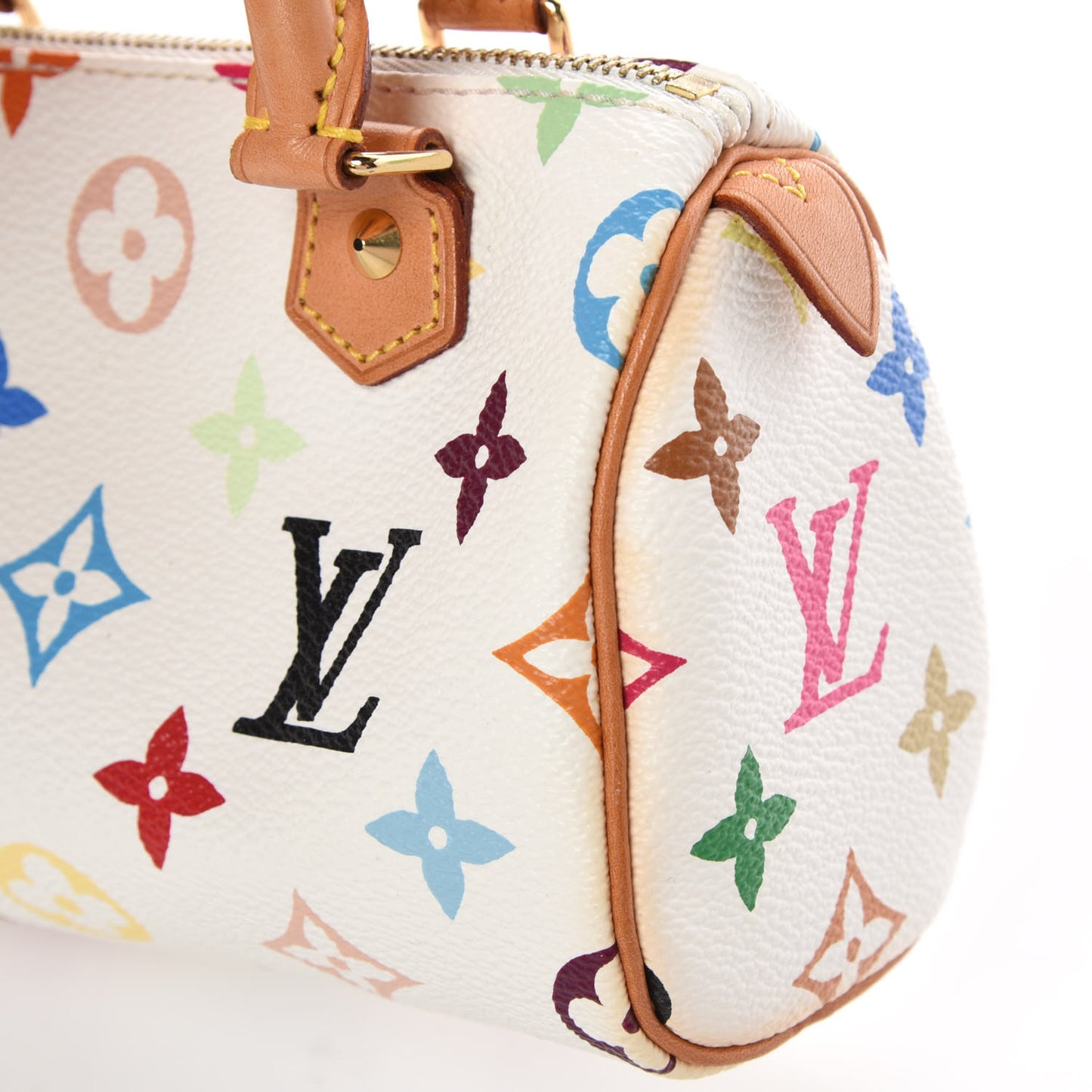 Monogram Multicolor Mini Sac HL Speedy White
