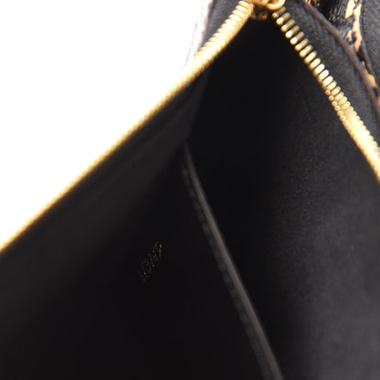 Louis Vuitton Monogram Giant Jungle Pochette Double Zip Black 9 of 10
