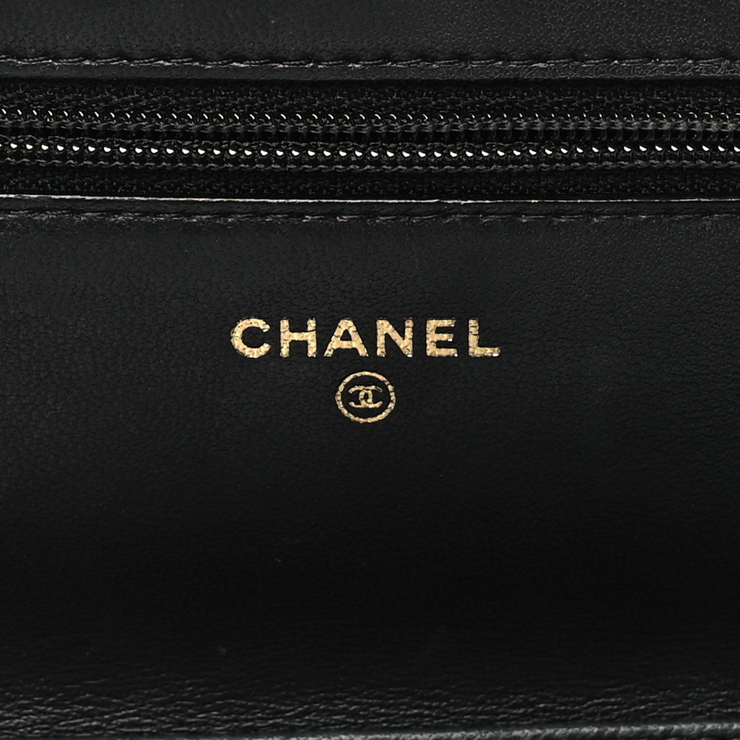 Chanel Lambskin Quilted Boy Wallet On Chain WOC Black 6 of 11