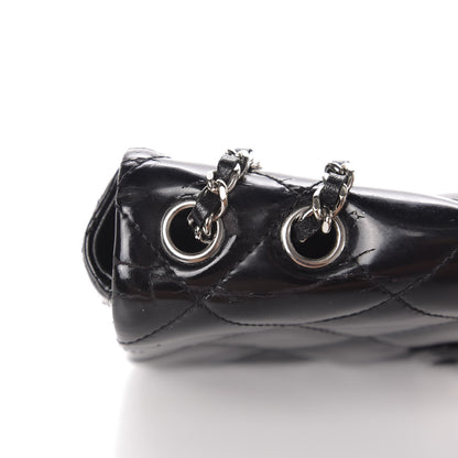 Chanel Patent Quilted Mademoiselle East West Flap Black 9 of 13