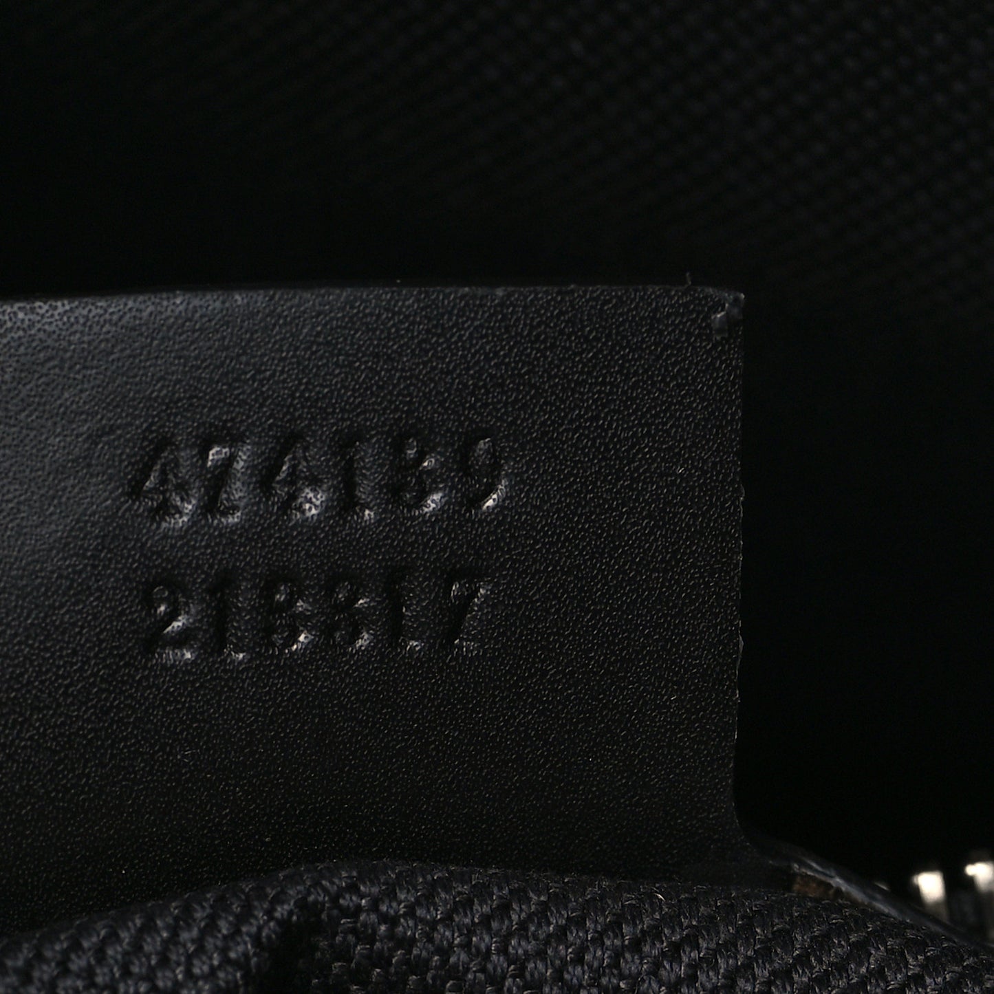 Soft GG Supreme Monogram Appia Calfskin Web East West Messenger Bag Black Grey