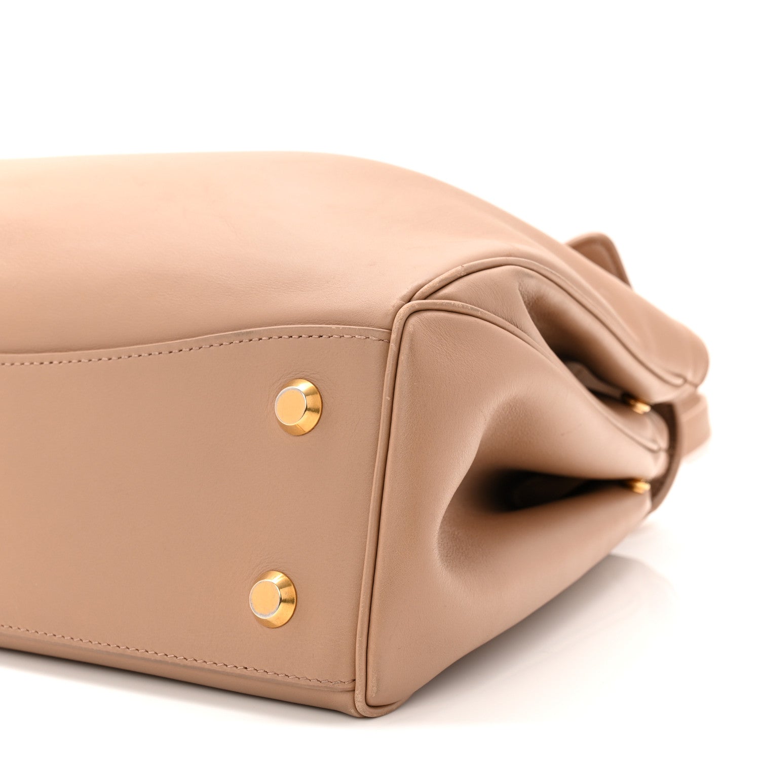 Balenciaga Smooth Calfskin Medium Rodeo Top Handle Handbag Latte 10 of 12