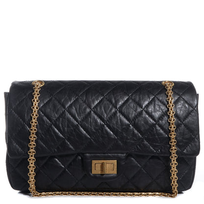 Chanel Aged Calfskin Quilted 2.55 Reissue 227 Flap Black 1 of 8