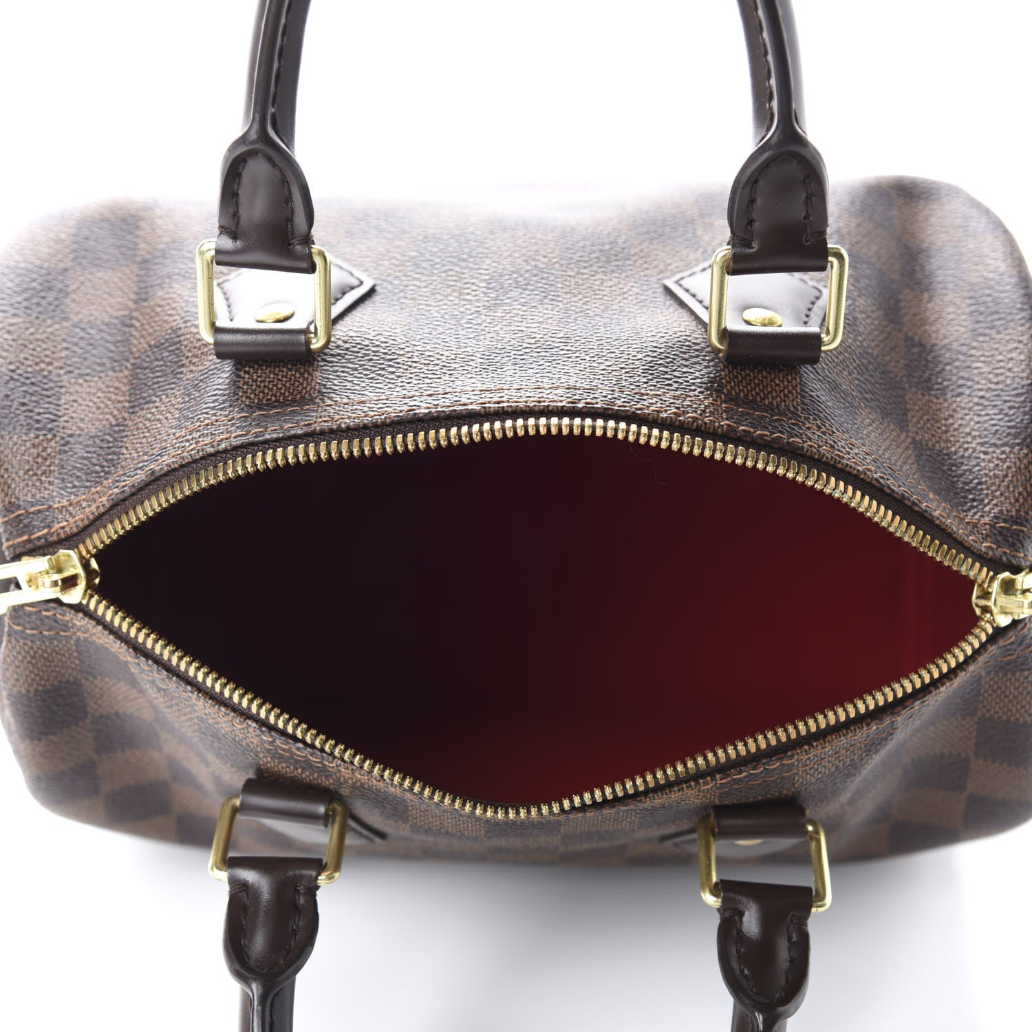 Louis Vuitton Damier Ebene Speedy Bandouliere 25 5 of 10