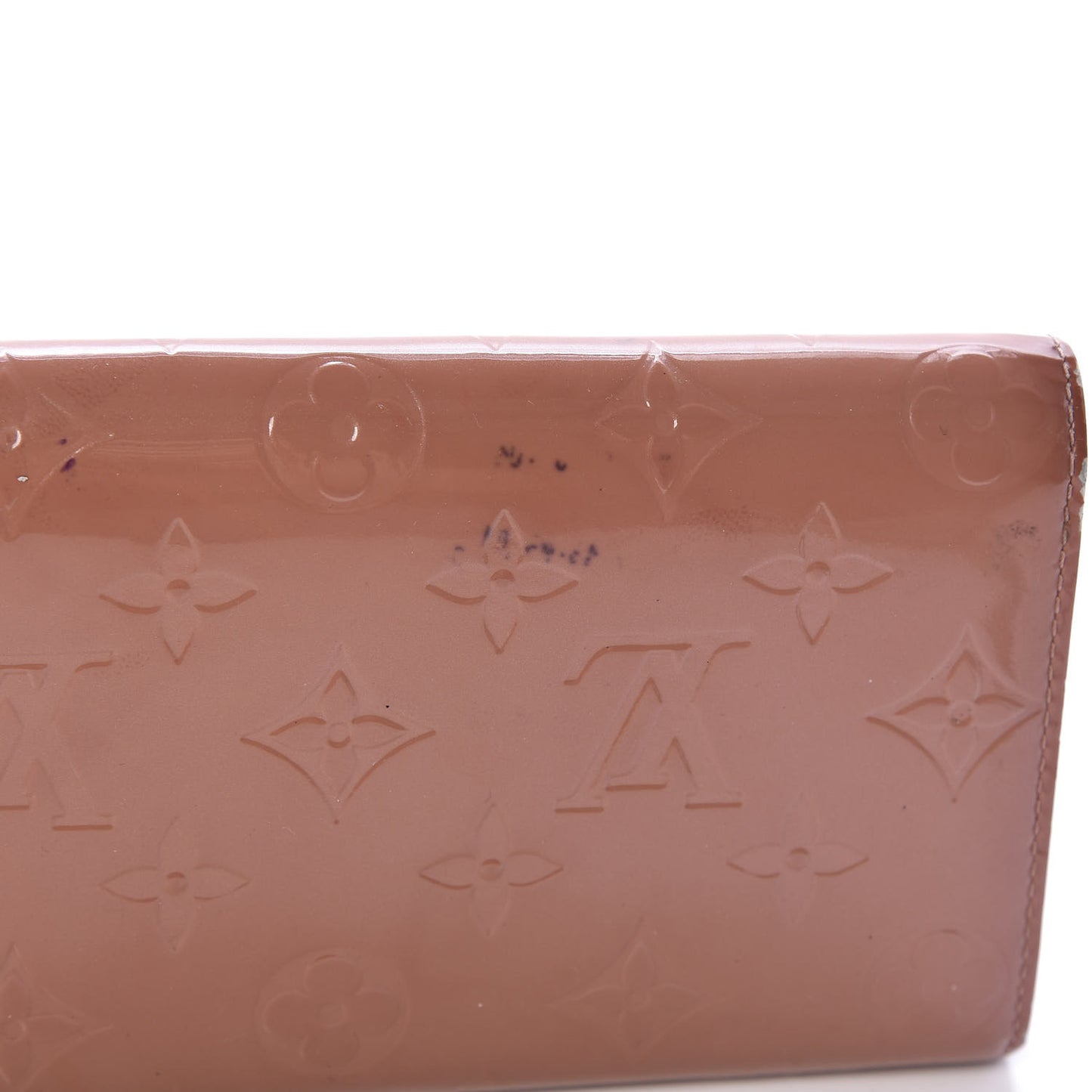 Vernis Sarah Wallet Rose Velours