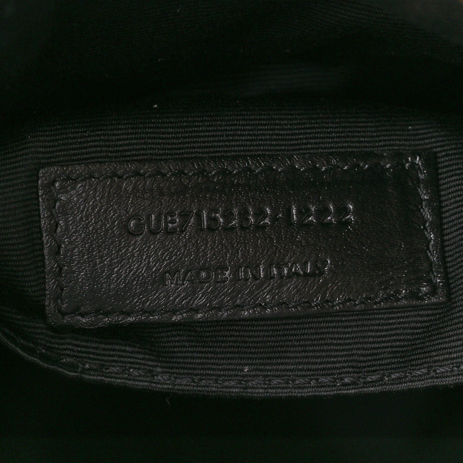 Saint Laurent Calfskin Matelasse Monogram Lou Camera Bag Cinnamon 7 of 12