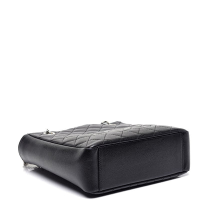 Chanel Caviar Quilted Petit Shopping Tote PST Black 4 of 10
