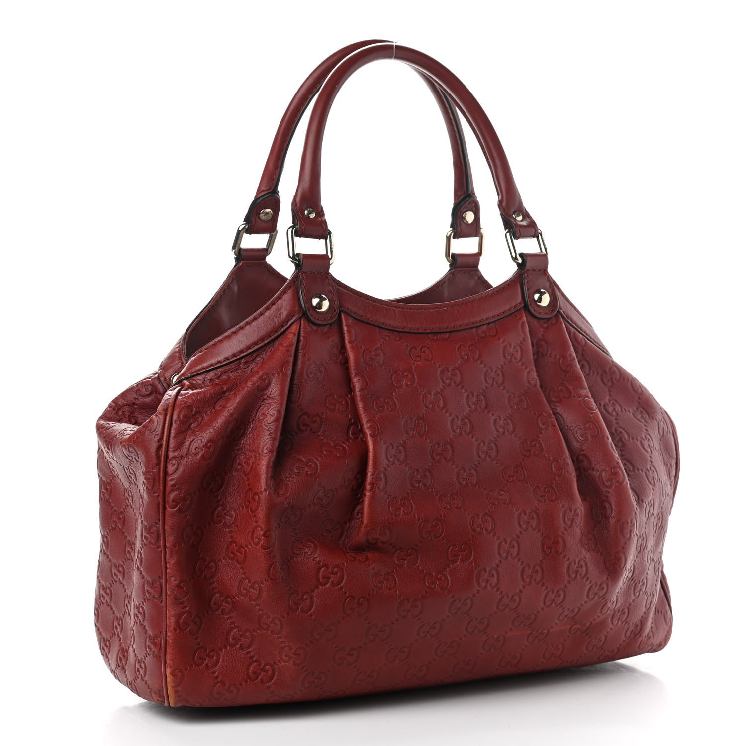 Gucci Guccissima Medium Sukey Tote Raspberry Candy 2 of 10