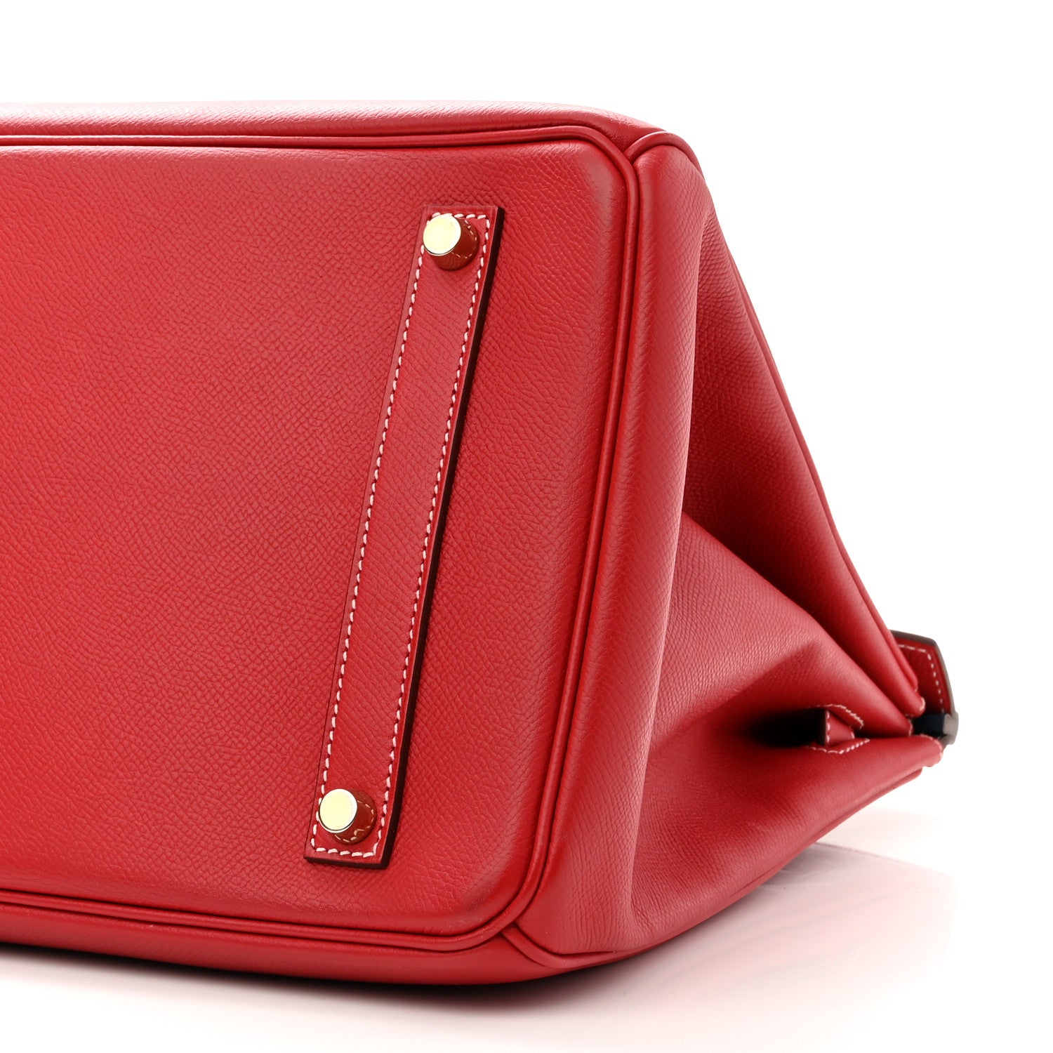 Hermes Epsom Candy Birkin 35 Rouge Casaque Bleu Thalassa 9 of 10