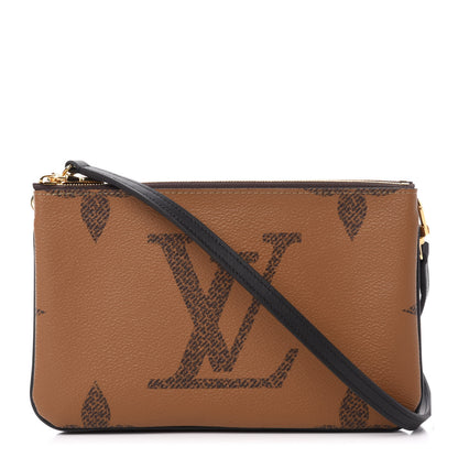 Louis Vuitton Reverse Monogram Giant Double Zip Pochette 1 of 13