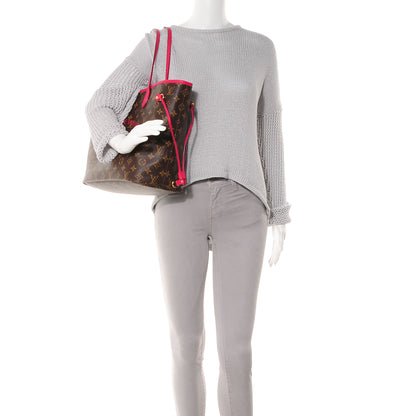 Louis Vuitton Monogram Articles de Voyage Ikat Neverfull MM Rose Indien 2 of 7