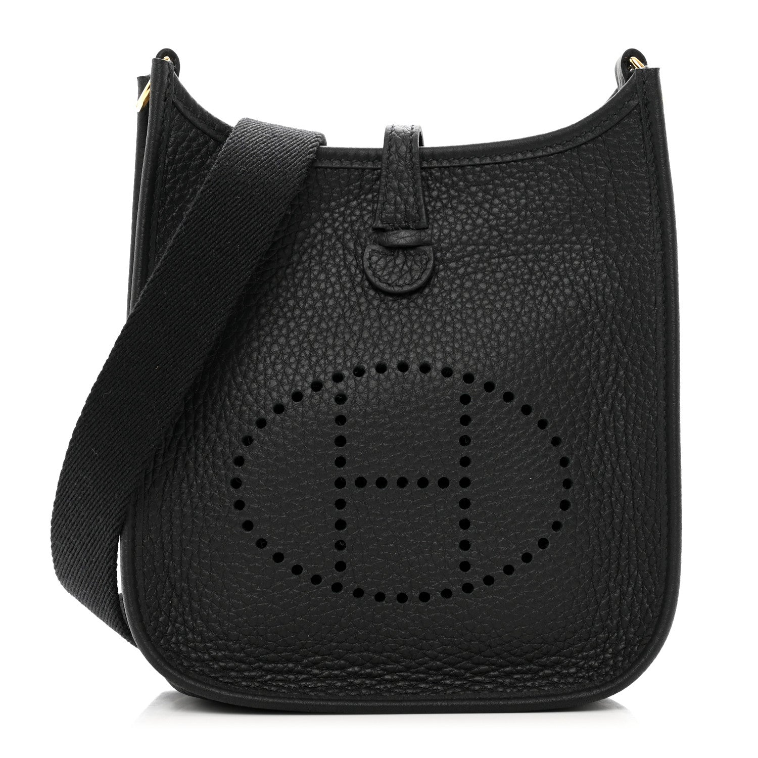 Hermes Taurillon Clemence Evelyne TPM Black 1 of 10