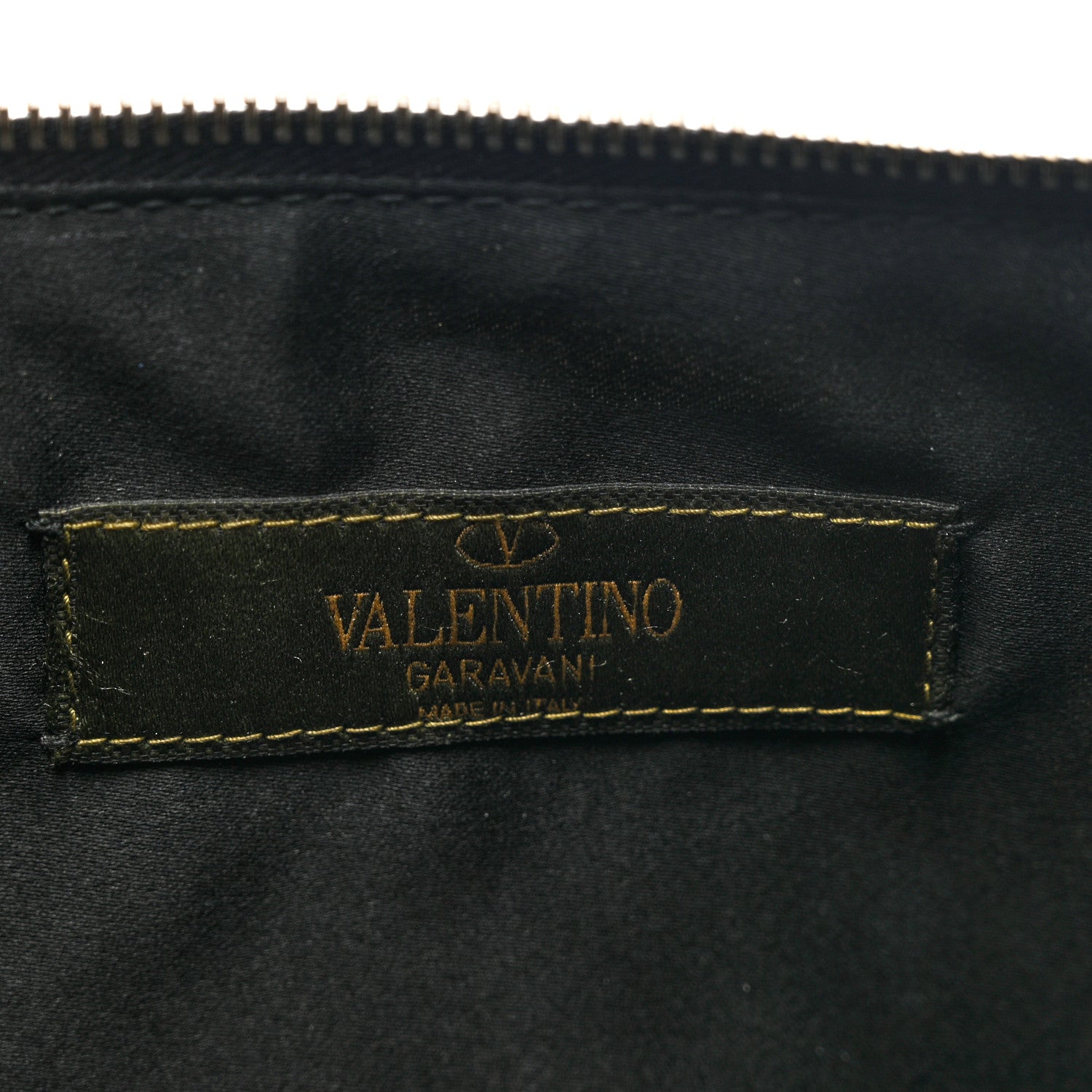 Valentino Garavani Nappa 3D Butterfly Zip Pouch Black Multicolor 5 of 5