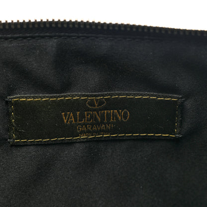 Valentino Garavani Nappa 3D Butterfly Zip Pouch Black Multicolor 5 of 5