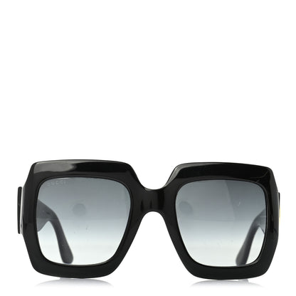 Gucci Acetate Square Frame Sunglasses GG0053S Black 2 of 6