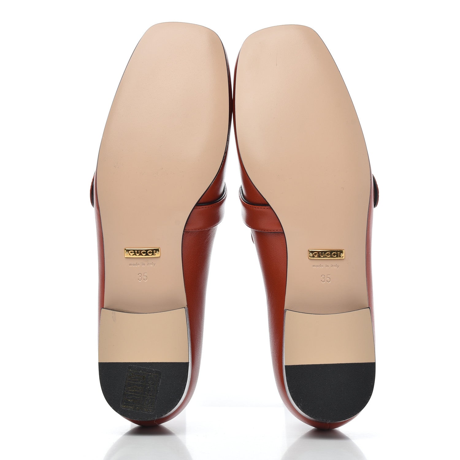 Gucci Malaga Kid Womens GG Marmont Loafers 35 Orange 5 of 8