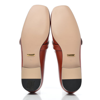 Gucci Malaga Kid Womens GG Marmont Loafers 35 Orange 5 of 8