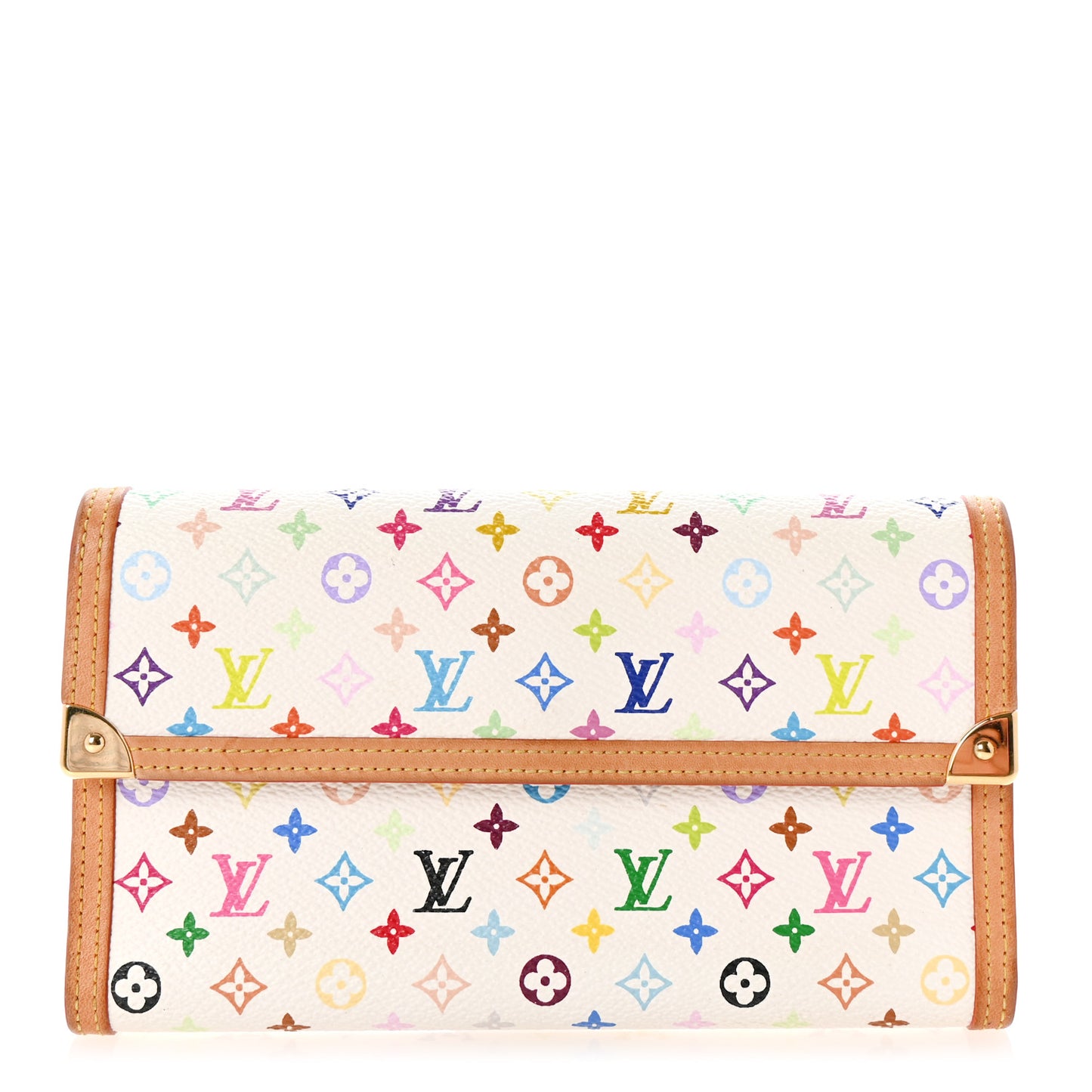 Monogram Multicolor Porte Tresor International Wallet White