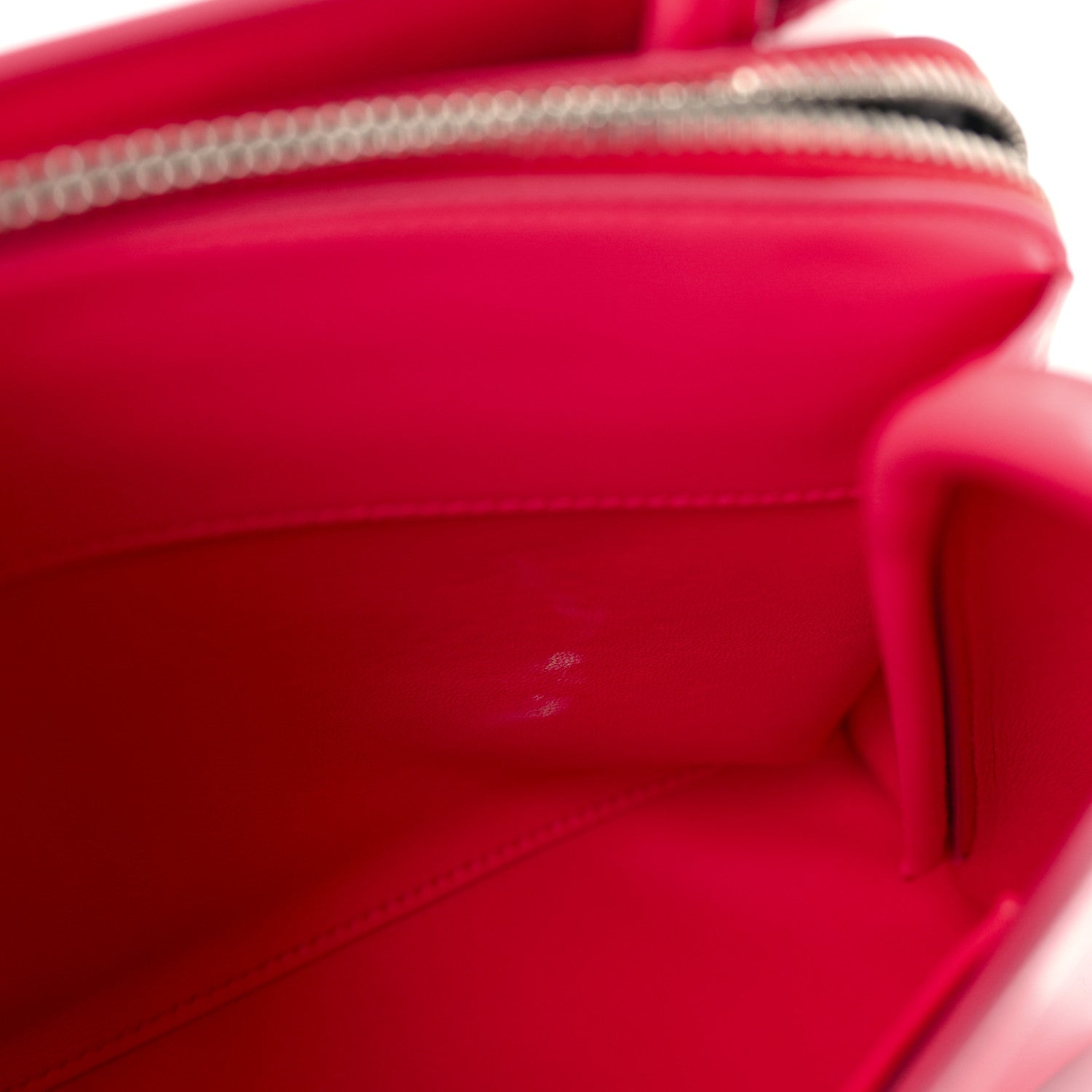 Prada Spazzolato Architectural Line Horizontal Bag Corallo 10 of 10