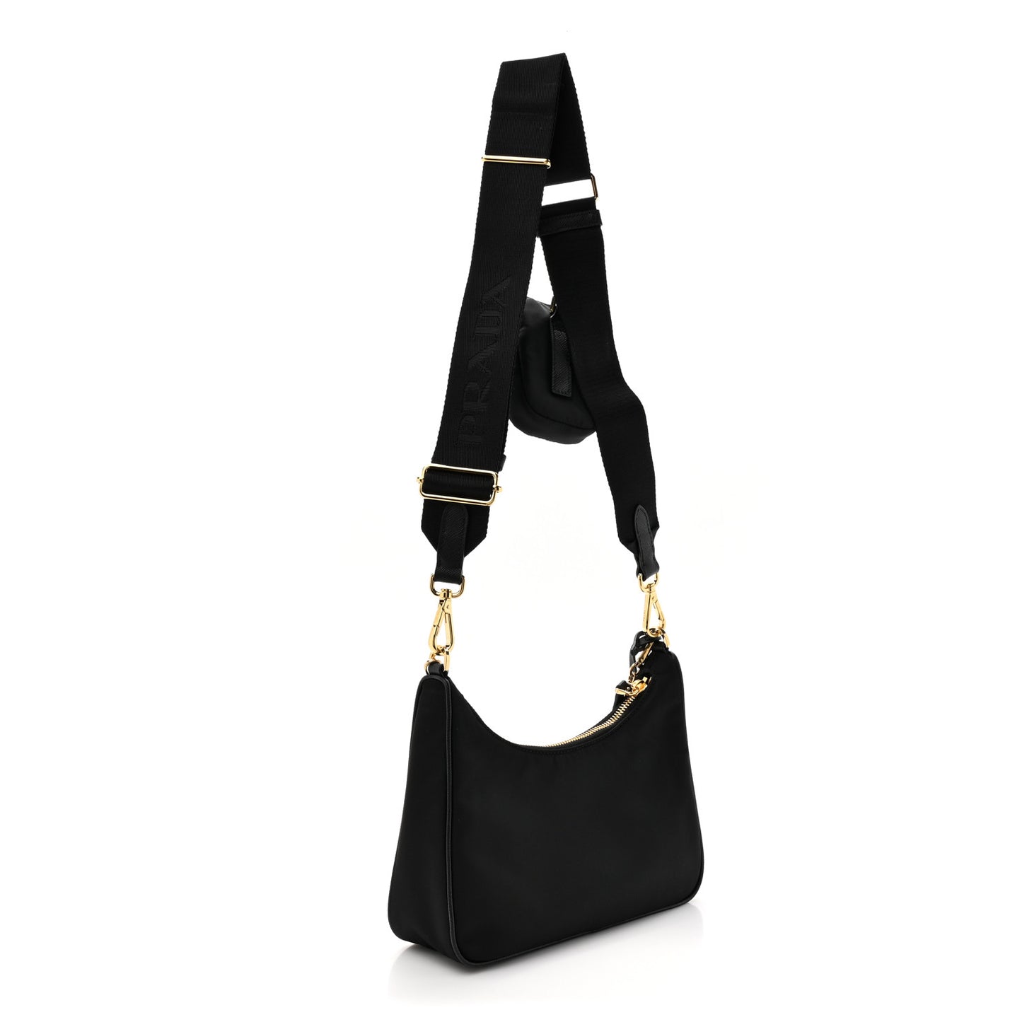 Nylon Re-Edition 2005 Shoulder Bag Black